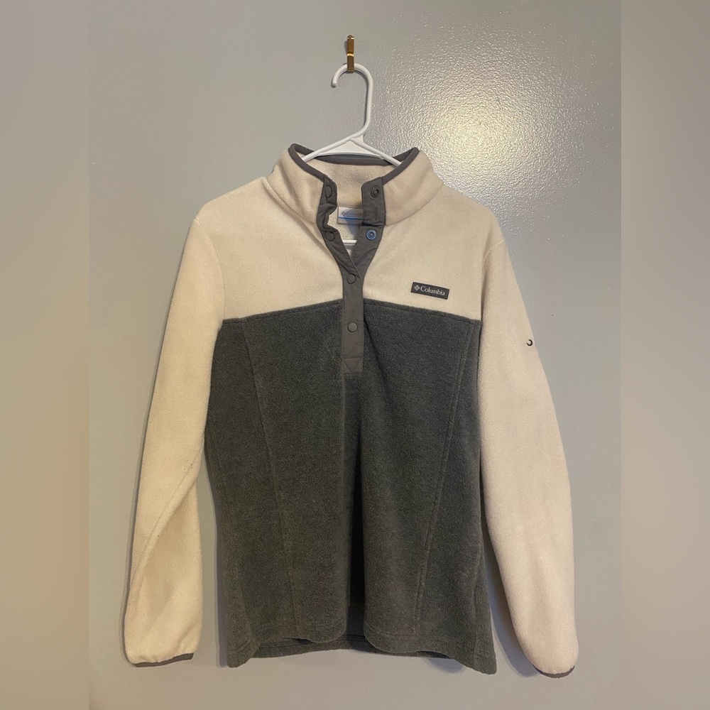 Womens Columbia 1/4 Snap Fleece Pull Over Medium